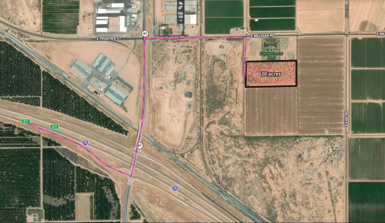 20 acres Eloy - from I-10 Exit 211
